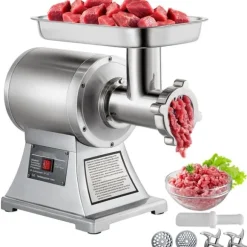 8500W Kommersiell rostfri stål 450 lbs Köttkvarn Skärblad Plåtplåt Korvstoppare