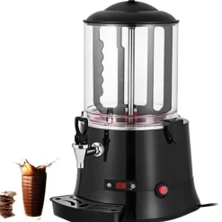 400W 10L 30-90°C varmchokladmaskin med avtagbar droppbricka, choklad tempereringsmaskin, lätt att använda och rengöra