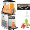 500W 15L singel tank slushmaskin, fryst dryckesmaskin, högkvalitativa material, effektiv kylning, exakt kontroll, lätt att använda