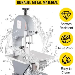 850W 4-180mm 15m/s benskärmaskin med 380x365mm arbetsbord med skala, säker att använda, bred applikation