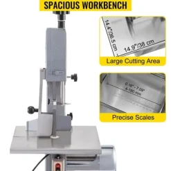 850W 4-180mm 15m/s benskärmaskin med 380x365mm arbetsbord med skala, säker att använda, bred applikation