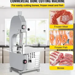 850W 15m/s kommersiell benskärningsmaskin med 3 sågblad, rymlig arbetsbänk med skala, pålitliga skydd, användarvänliga detaljer