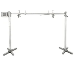 52W 4RPM 60kg lastkapacitet elektrisk spettgrill för hela djur, BBQ grill för olika typer av kött, 8 justerbara höjder, bra stabilitet