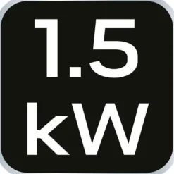 1500W takvärmare, IP44, fjärrkontroll