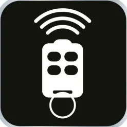 1500W takvärmare, IP44, fjärrkontroll