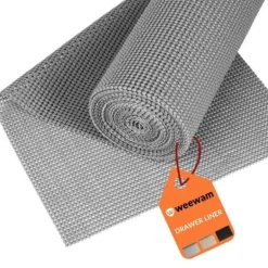 WEEWAM Kökslådans bottenrulle, halkfri Icke-häftande skyddsmatta för lådskåp Hylla Skåp 30 x 600 cm