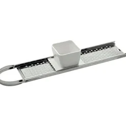 Weis Profi Spaetzle rivjärn med runda hål, rostfritt stål, silver/vit, 54 x 15 x 10 cm - 10300