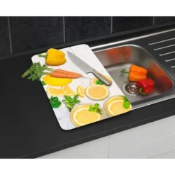 Wenko - 2 universella designplattor Citrons - 30 x 52 cm - Gul