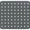 WENKO Crystal Diskbänk, Diskbänksmatta Repskydd, Diskskydd, Plast, 27,5 x 31 cm, Grå