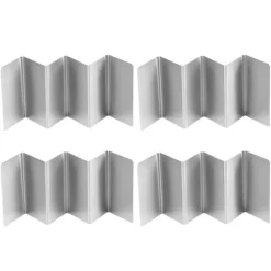 W-formad tacohållare i rostfritt stål för restauranger och matsalar