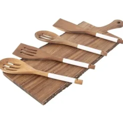 WHITELINE hålslev i trä 30 cm