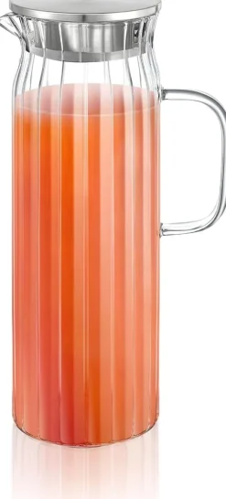 Wilmax glaskaraff 1,5 L med stållock