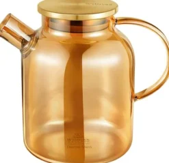 Wilmax tekanna 1,6 L i termoglas, PVD-finish