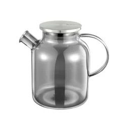 Wilmax värmebeständig glaskanna 1,6L grå