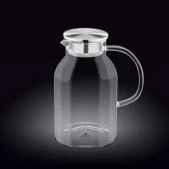Wilmax värmetålig glaskaraff 2,1 L, rostfritt lock