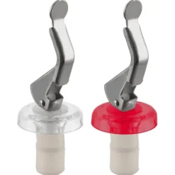 2x korkpropp för stängning av vin, likör, alkohol, olja, dryckesflaskor