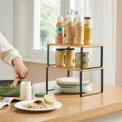 2x Kryddställ Stapelbar Köksarrangör