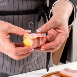 10x stålspett för rulader, rulader, kött, inslagning, stekning