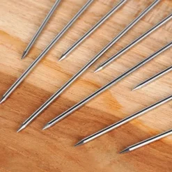 10x stålspett för rulader, rulader, kött, inslagning, stekning