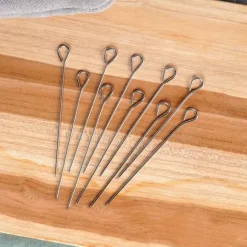 10x stålspett för rulader, rulader, kött, inslagning, stekning