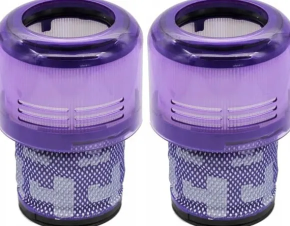 2x TVÄTTBART HEPA-FILTER FÖR DYSON V12 ABSOLUTE DETECT SLIM TOTAL FÖRBÄTTRAD
