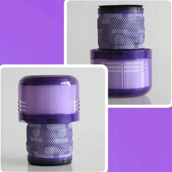 2x TVÄTTBART HEPA-FILTER FÖR DYSON V12 ABSOLUTE DETECT SLIM TOTAL FÖRBÄTTRAD