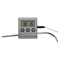 XAVAX Köttermometer Digital Timer Kabelsensor