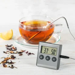 XAVAX Köttermometer Digital Timer Kabelsensor