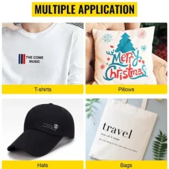 38X38cm 2-i-1 multifunktionell värmepressmaskin med digital kontrollpanel, snabb uppvärmning, effektiv överföring, lätt att använda