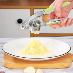 YC Kitchen Vitlökspress Rostfritt Stål Ergonomisk Halkfri