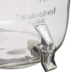 Yorkshire 8L DRYCKDISPENSER av GLAS transparent
