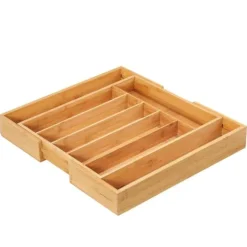 Zassenhaus bestickinsats, utdragbar, 34,5-47,5 x 40,5 x 6 cm, bambu