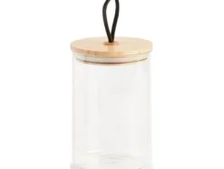 Zeller förvaringsburk med bambulock, 1300 ml, 11,2x16,3 cm