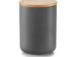 Zeller ZELLER Behållare med bambulock, 1150ml, keramik antracit universal