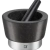 ZWILLING Spices Mortel i granit och massiv botten i 18/10 mattborstat RF stål.